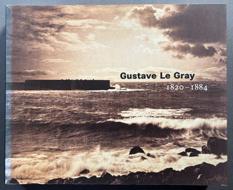 Book titled 'Gustave Le Gray' with a cover featuring the image of ocean waves.