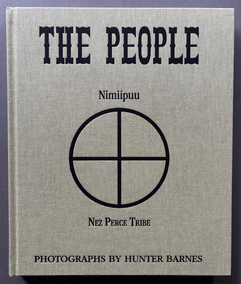 Book titled 'The People' by Hunter Barnes with a grey cover and black writing.