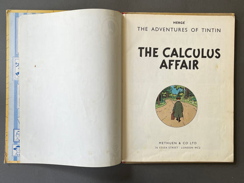 The Adventures of Tintin - The Calculus Affair - UK 1st