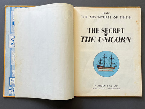 The Adventures of Tintin - The Secret of the Unicorn - UK 1st