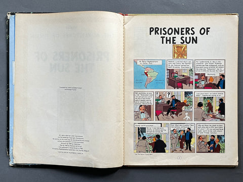 The Adventures of Tintin - Prisoners of the Sun - UK 1st