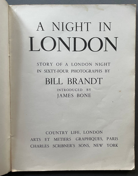 A Night in London - UK 1st
