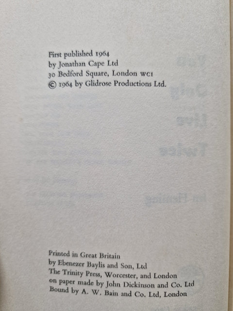 You Only Live Twice - UK 1st