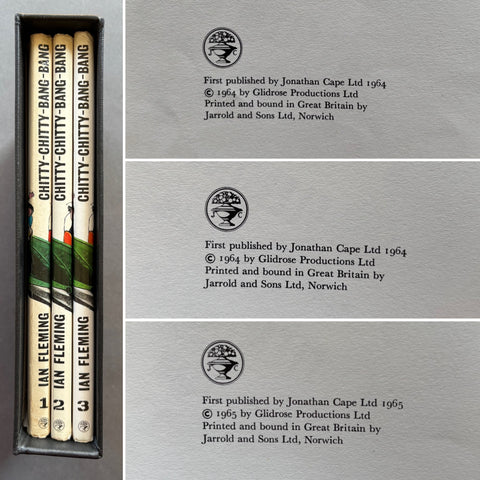 Chitty Chitty Bang Bang set of 1st editions