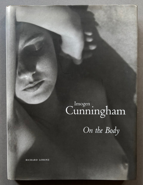 Book titled 'On The Body' by Imogen Cunningham with a cover featuring the black and white image of a woman lying down, naked from the chest up.