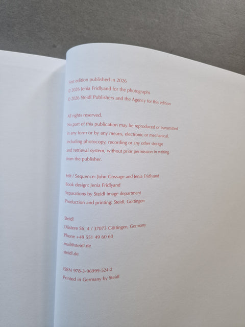 An open book showing printed copyright.