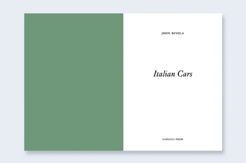 One Picture Book Two #48: Italian Cars