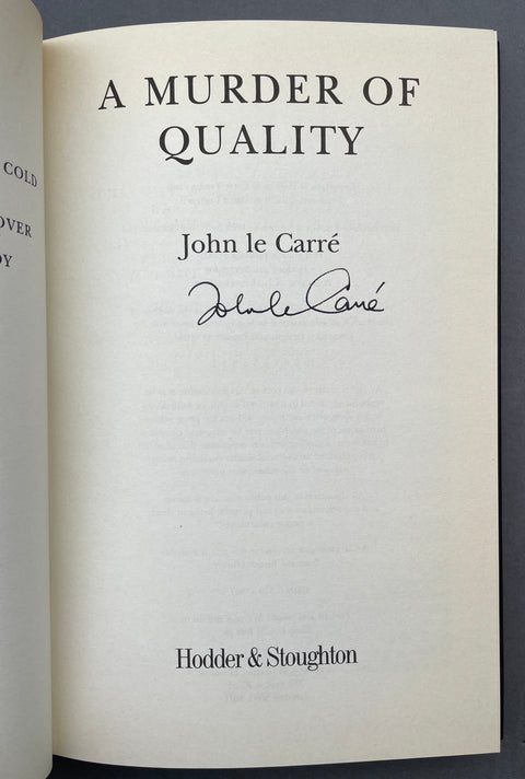 A Murder of Quality
