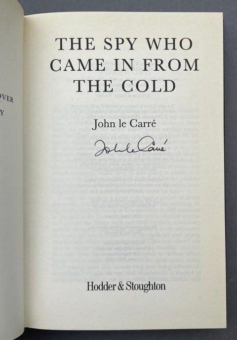 The Spy Who Came in From the Cold