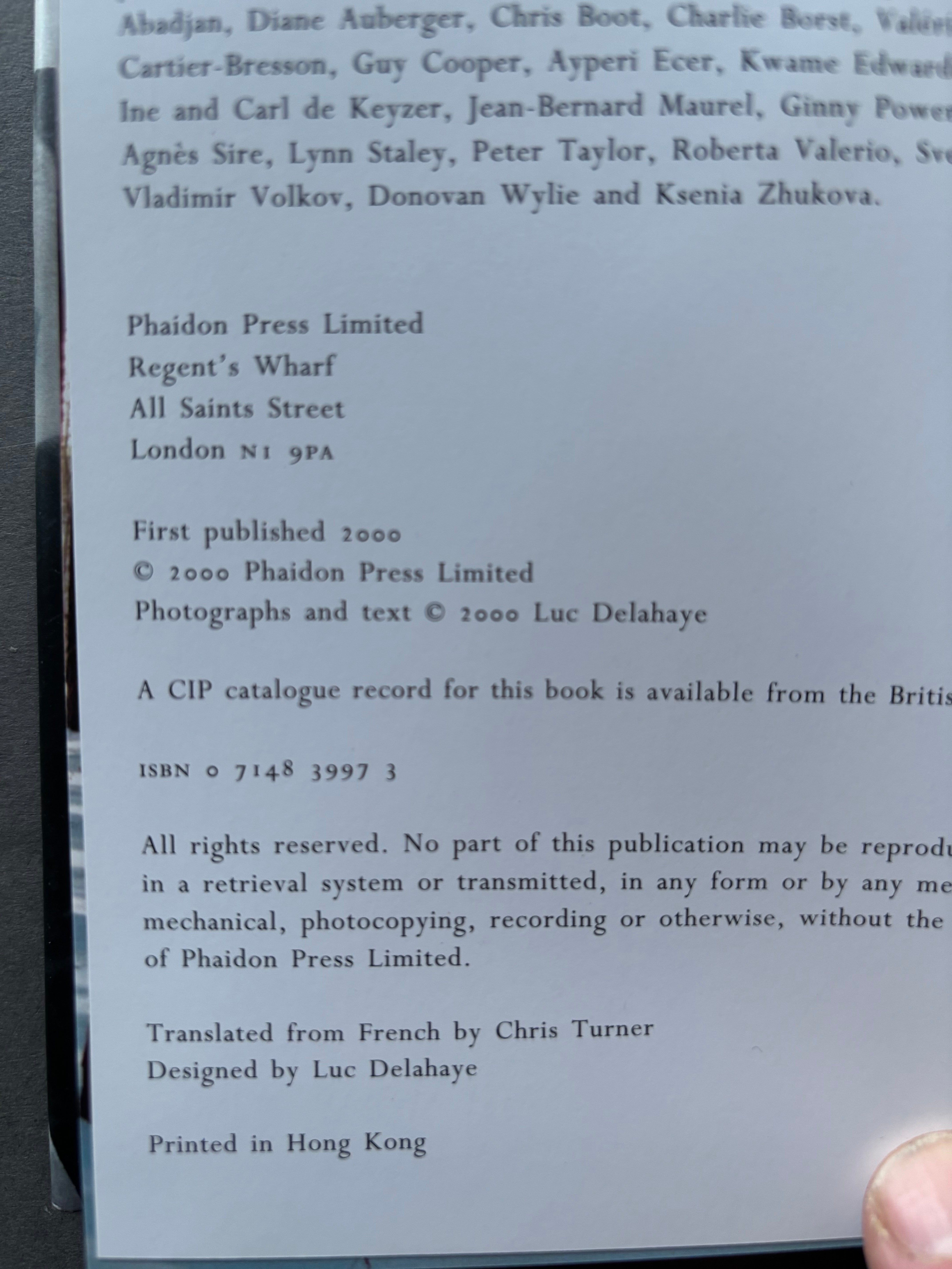 Buy Winterreise by Luc Delahaye Online – Setanta Books