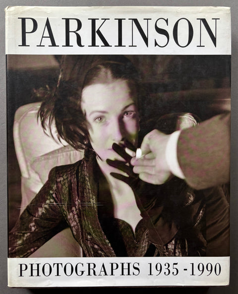 Book titled 'Parkinson Photographs 1935-1990' by Martin Harrison with a cover featuring the black and white image of a woman.