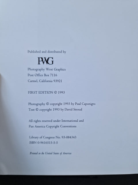 A printed book or publication cover page showing publication details and the prominent 'PWG' logo, photographed against a plain light background.