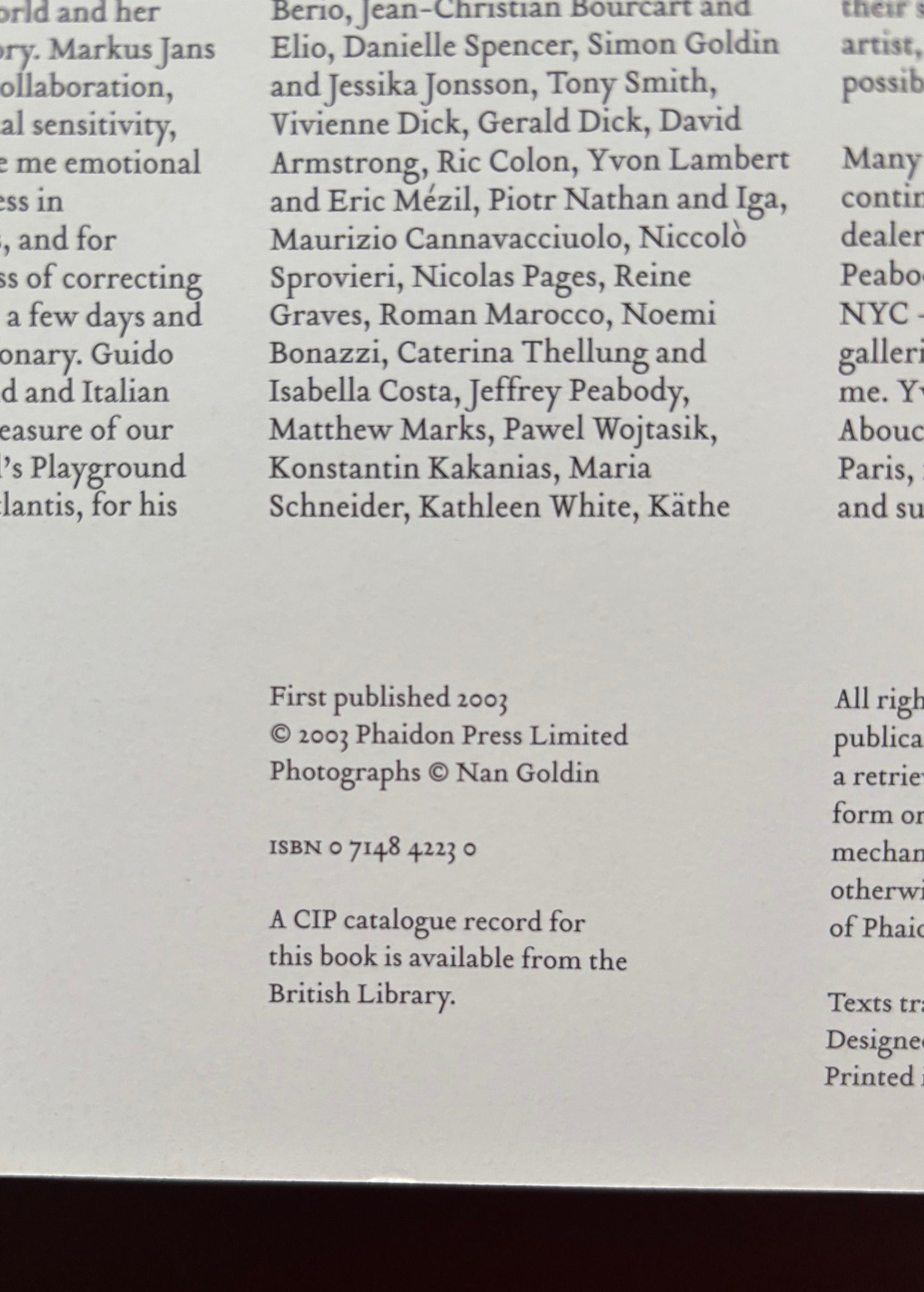 Buy The Devil's Playground by Nan Goldin – Setanta Books