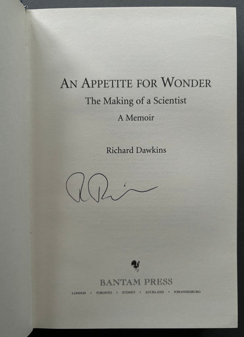 An Appetite for Wonder