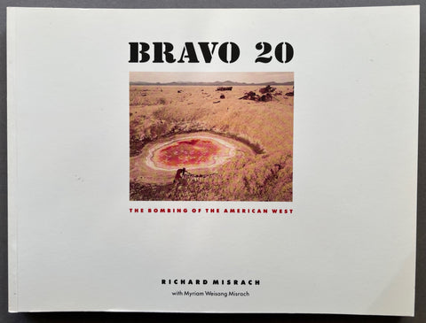 Book titled 'Bravo 20: The Bombing of the American West' by Richard Mirach with a white cover and an image of the Nevada desert.