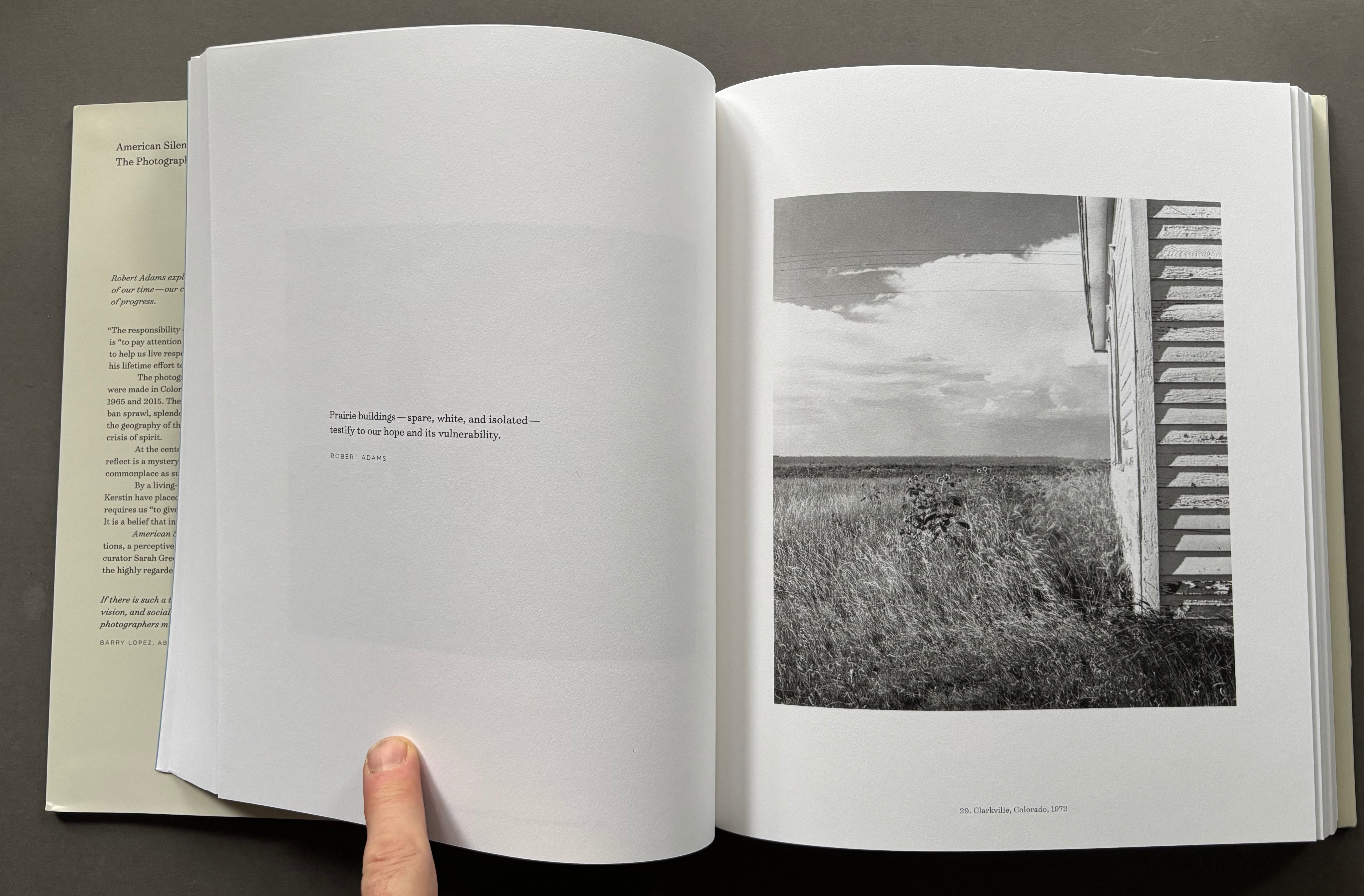 Buy American Silence: The Photographs of Robert Adams Online