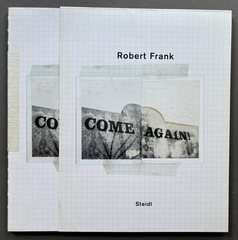 Book titled 'Come Again' by Robert Frank with a white cover.