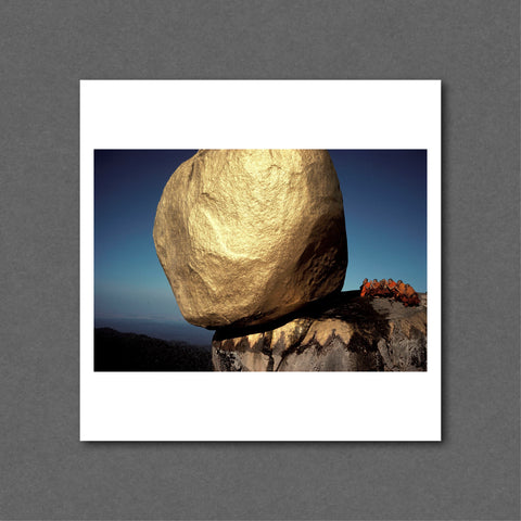 The Golden Rock, Kyaiktiyo, Burma, 1978