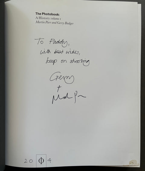 The Photobook A History Vols I-III complete all double signed