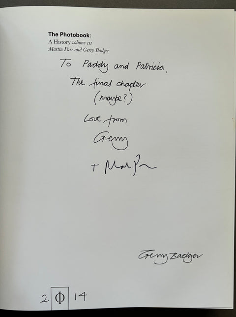 The Photobook A History Vols I-III complete all double signed