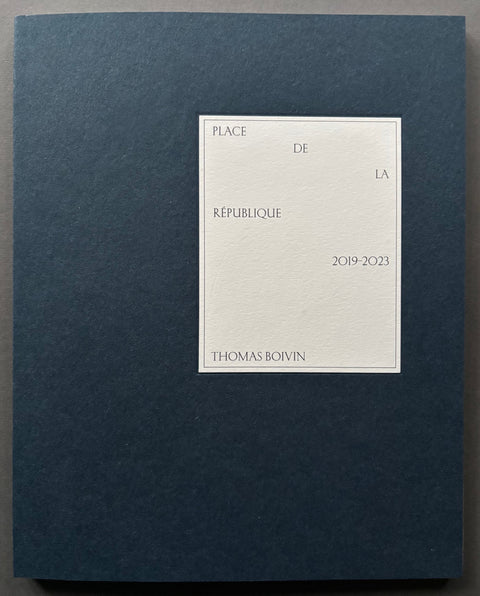 Book titled 'Place de la Republique' by Thomas Boivin with a blue and white cover.