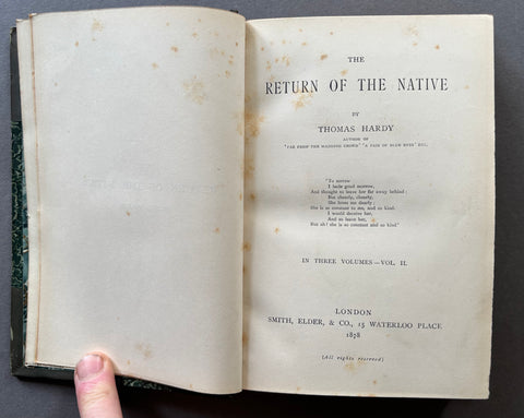 The Return of the Native - UK 1st