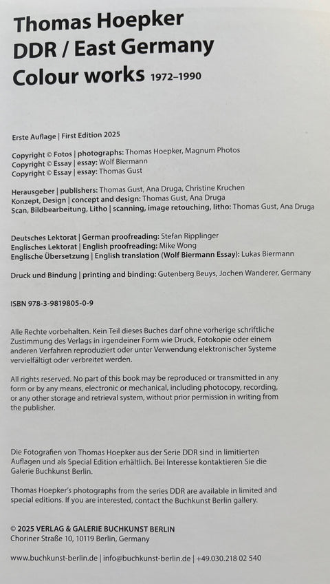 DDR/East Germany - Colour Works 1972-1990