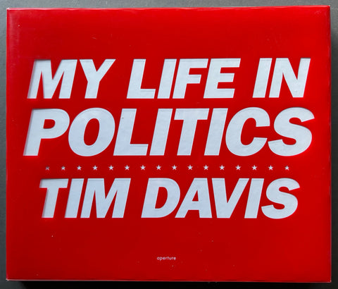 Book titled 'My Life in Politics' by Tim Davis with a red cover with white text.