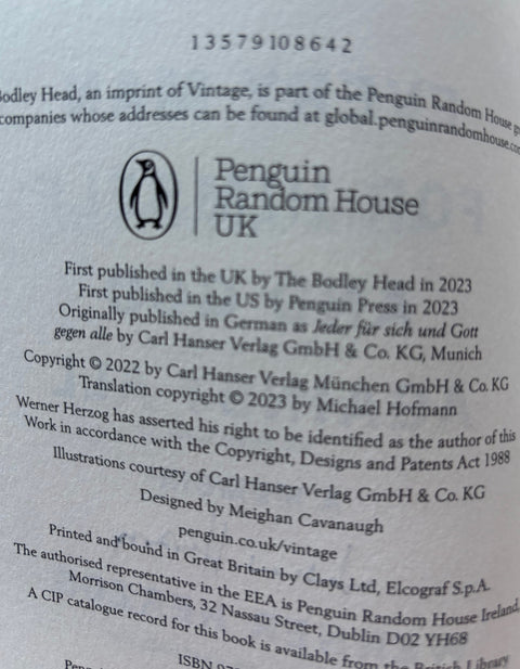 Every Man For Himself and God Against All: A Memoir