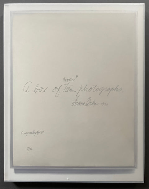 A Box of Ten Photographs - Setanta Books