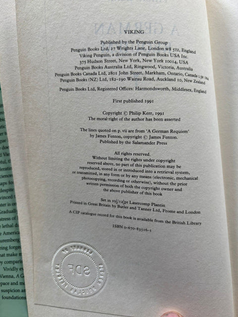 A German Requiem - Setanta Books