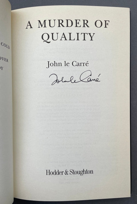 A Murder of Quality - Setanta Books