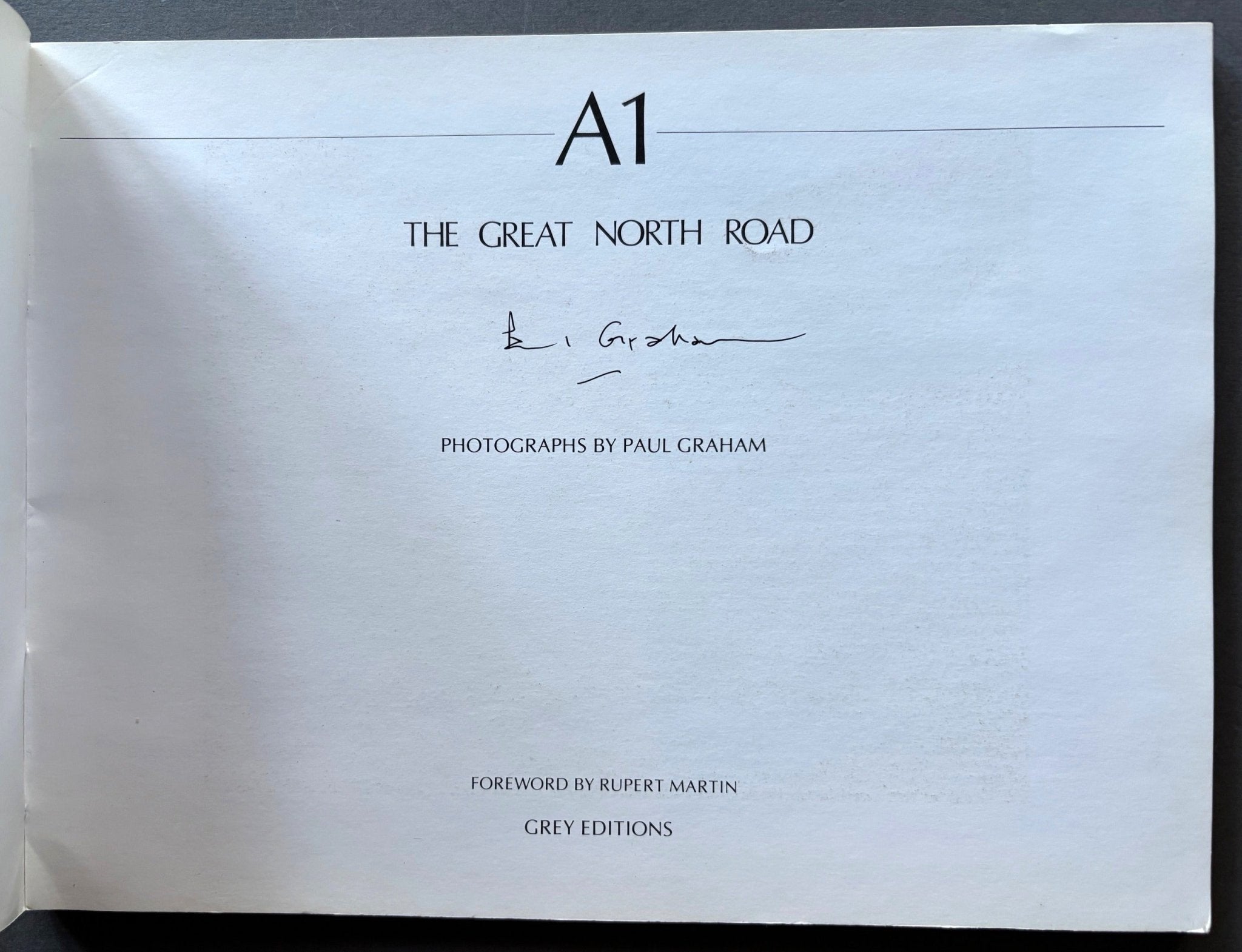 Buy A1: The Great North Road by Paul Graham – Setanta Books