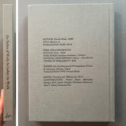 An Index of Work As Labor As Work - Setanta Books