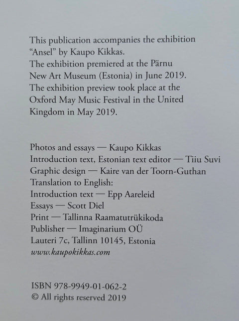 Ansel - Setanta Books