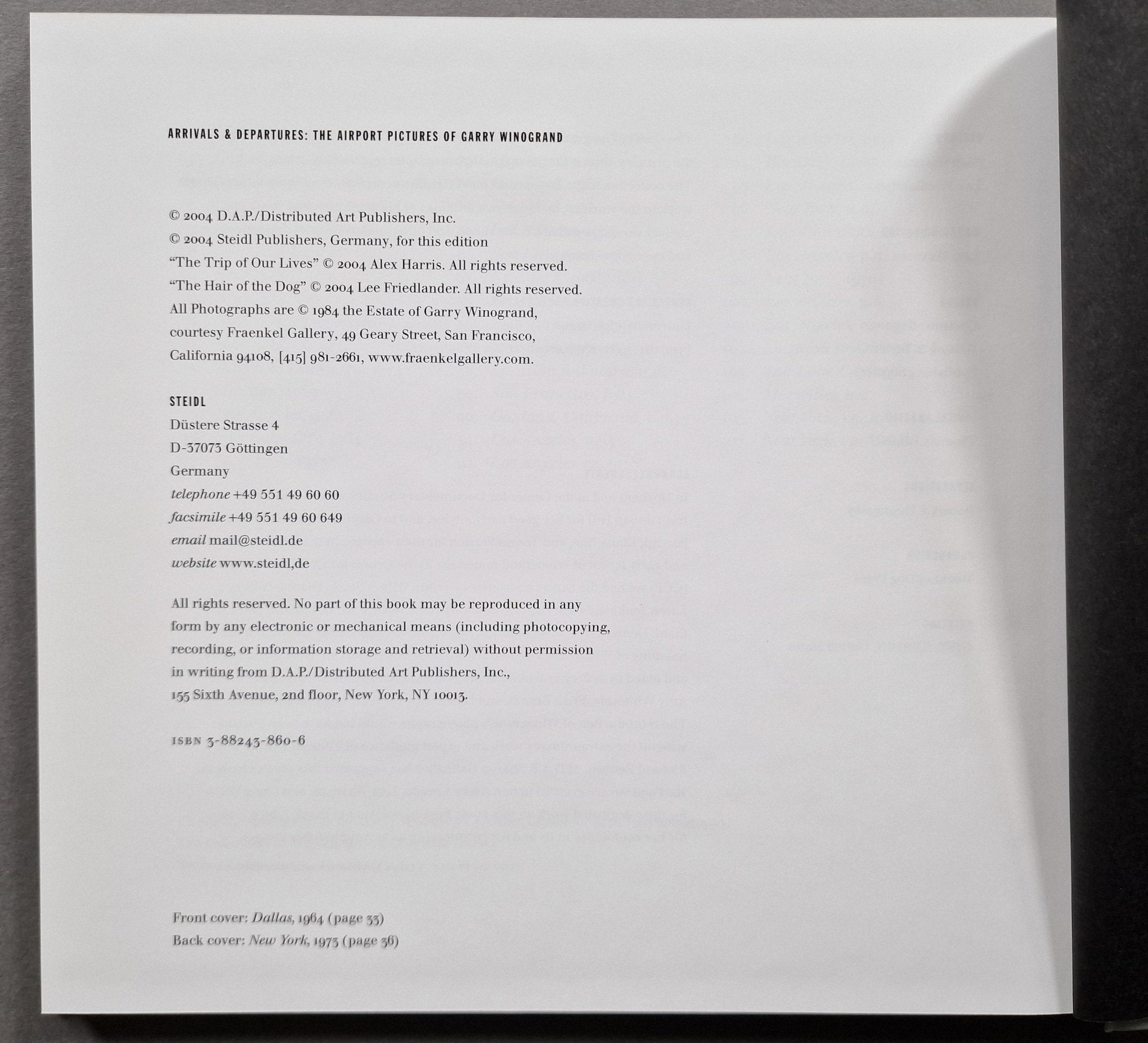 Buy Arrivals and Departures by Garry Winogrand – Setanta Books