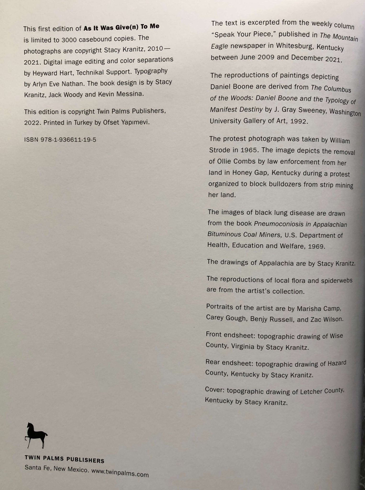 Buy As It Was Give(n) To Me by Stacy Kranitz Online – Setanta Books