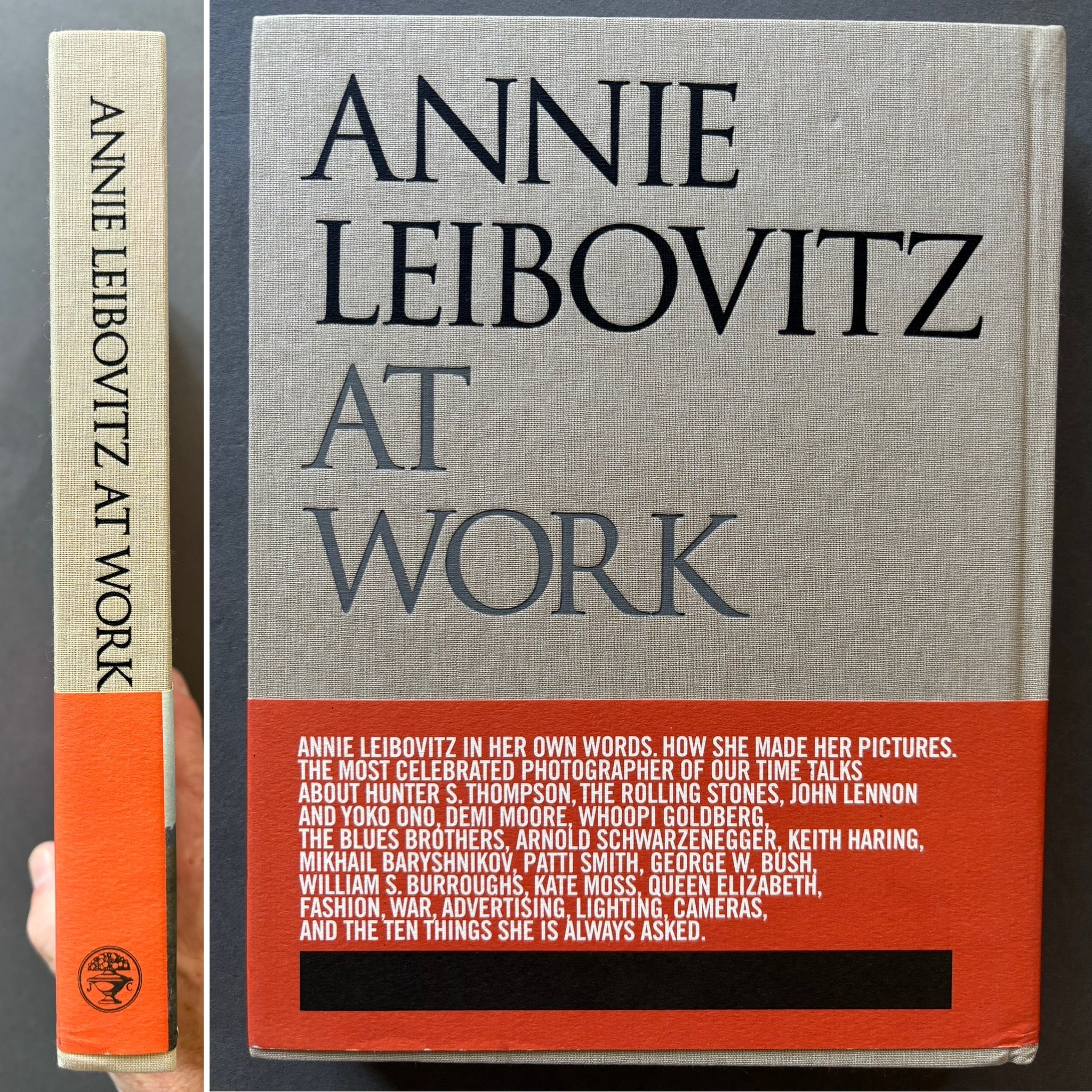 Buy At Work book by Annie Leibovitz photographer – Setanta Books