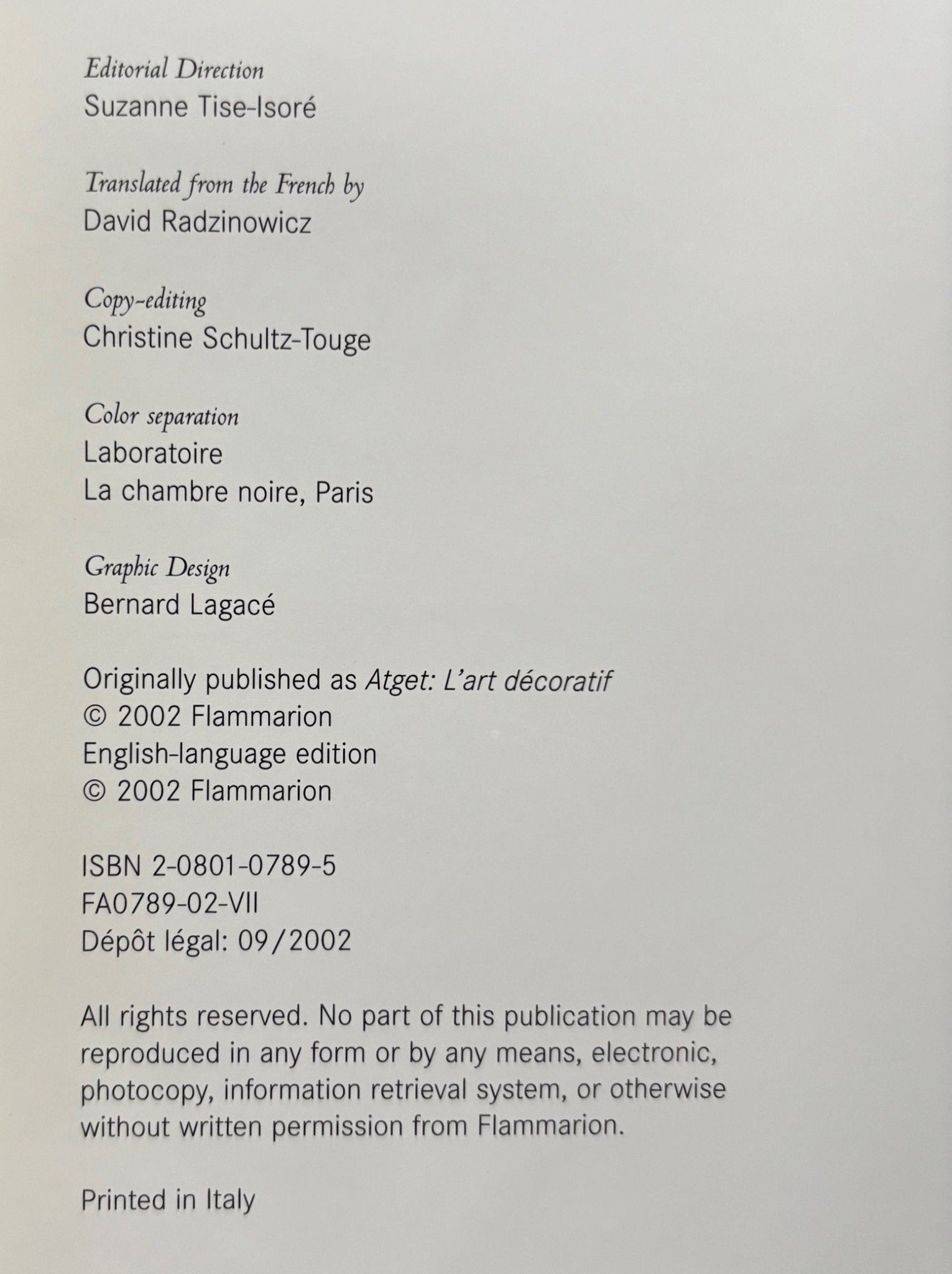 Buy Atget: Paris in Detail by Eugene Atget – Setanta Books