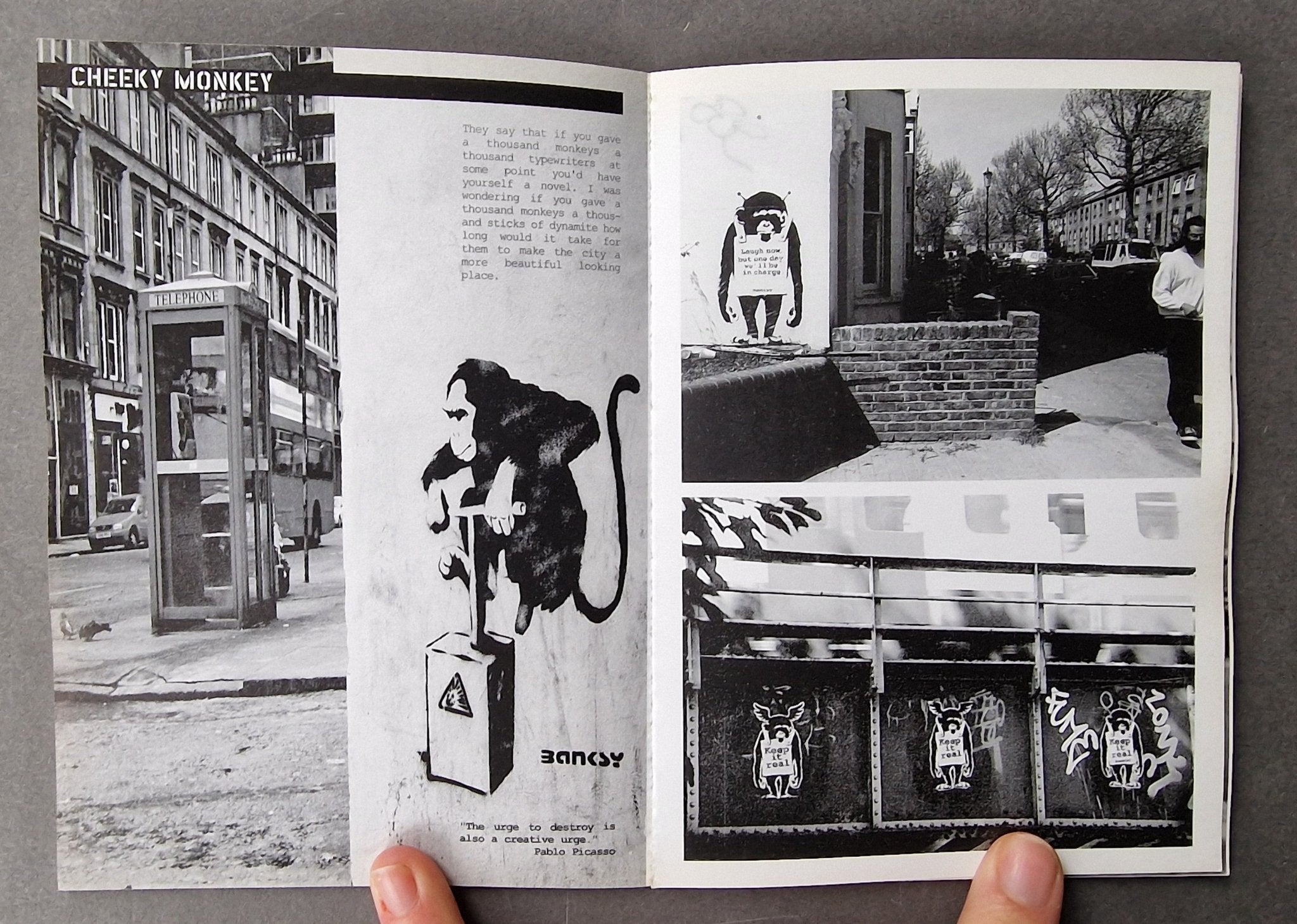 Buy Banging Your Head Against a Brick Wall by Banksy Online