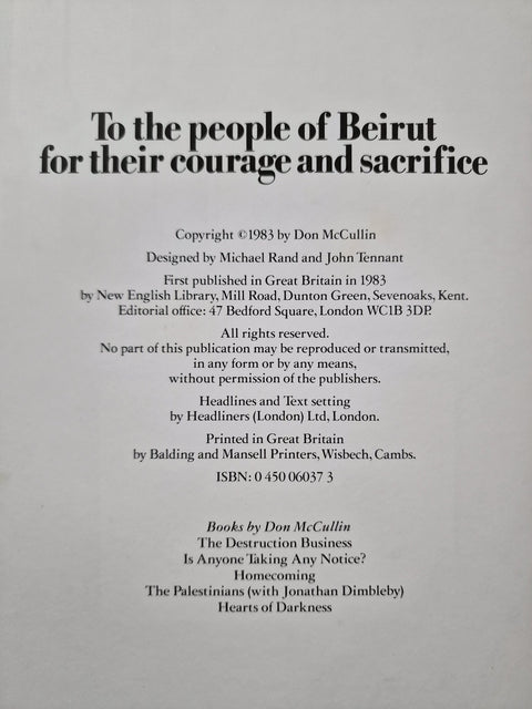 Beirut: A City In Crisis - Setanta Books