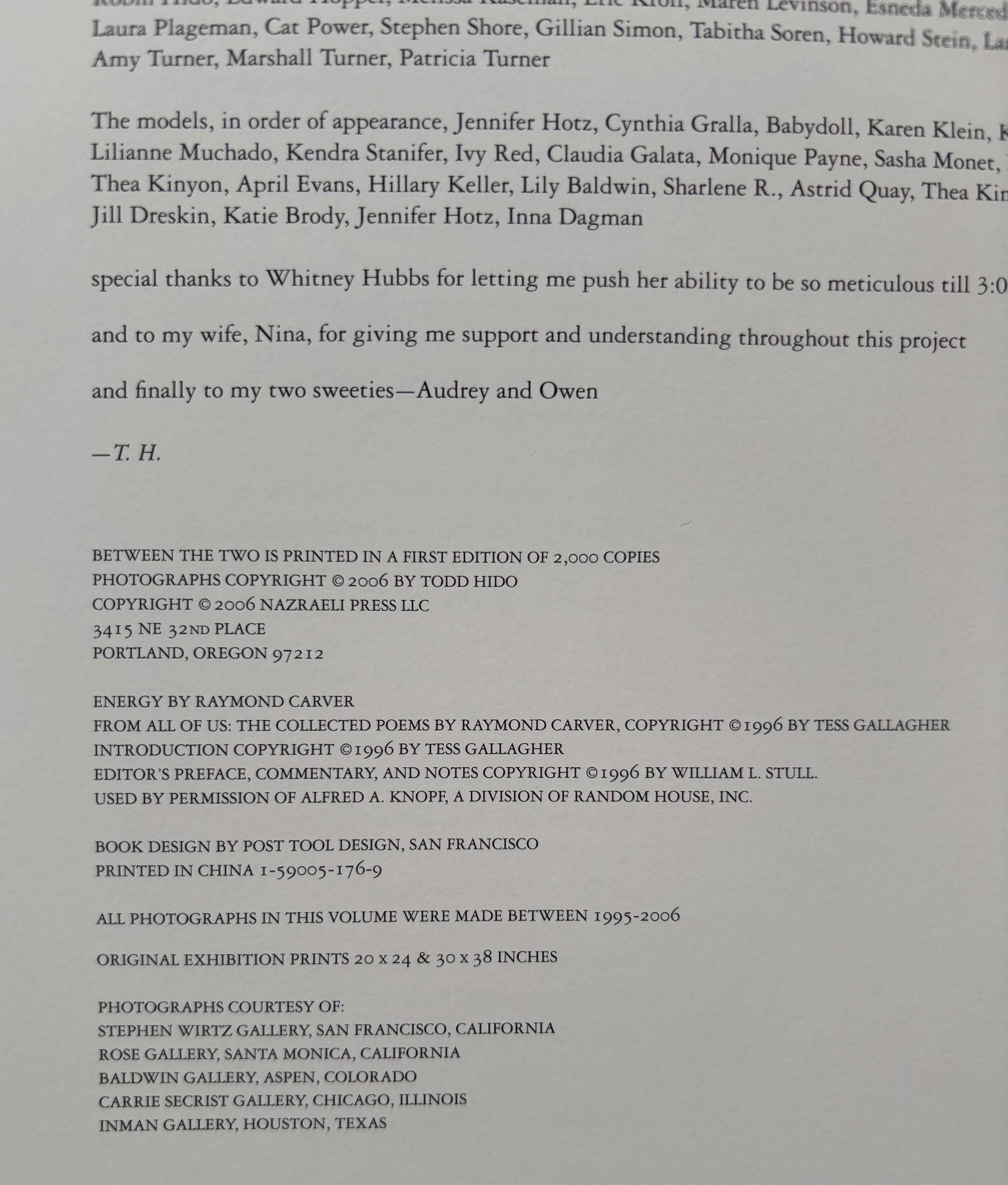 m*u様 Todd Hido 写真集 Between the Two サイン本 Buy Between The Two by Todd Hido online first edition signed
