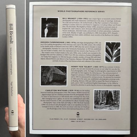 Bill Brandt: Selected Texts and Bibliography - Setanta Books