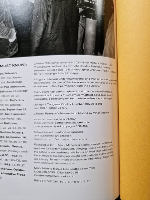 Charles Peterson’s Nirvana - Setanta Books