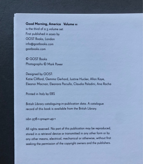 Good Morning America (Volume Three)