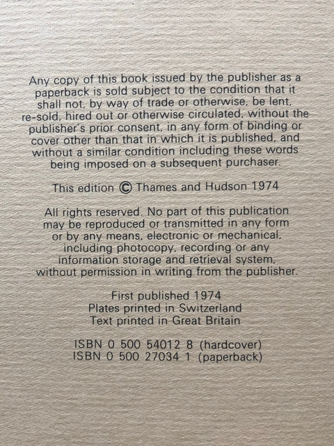 Image of copy-write page in A Day Off by Tony Ray-Jones