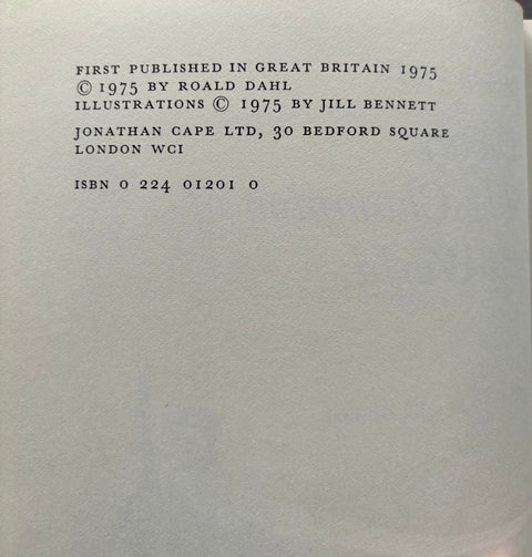 Danny The Champion of the World - UK 1st - Setanta Books