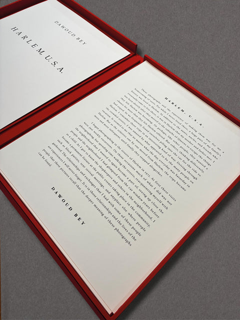 Dawoud Bey: Harlem. U.S.A. Portfolio - Setanta Books