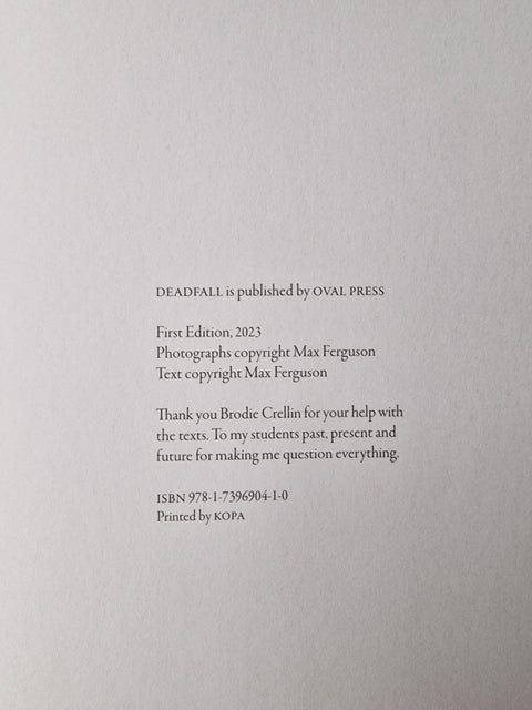 Deadfall - Setanta Books