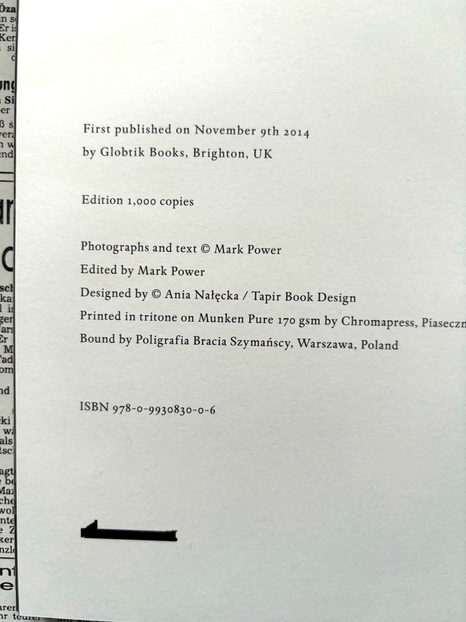 Buy Die Mauer Ist Weg! by Mark Power – Setanta Books